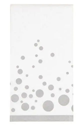 Sparkle & Shine Silver Guest Towel - Party Expo
