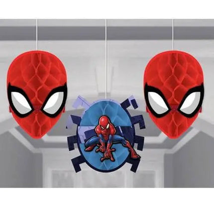 Spiderman - Honeycomb Decoration - Party Expo