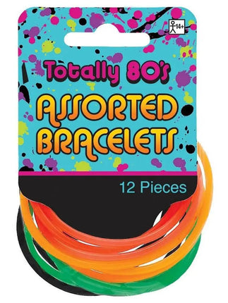 Totally 80's Bracelets Jelly - Party Expo