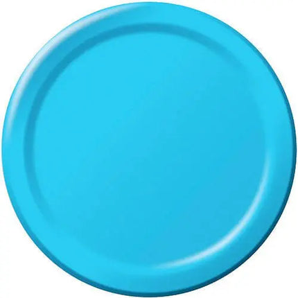 Touch of Color - 9" Premium Strength Dinner Plates - Pastel Blue Party Expo