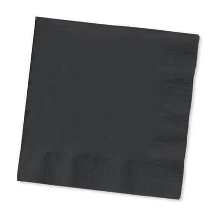 Touch of Color - Black Velvet Beverage Napkins (50ct) - Party Expo