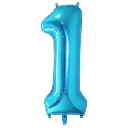 Trico - 34" Number '1' Mylar Balloon - Blue Party Expo