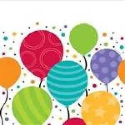 Value Shimmering Balloons Tablecover - Party Expo
