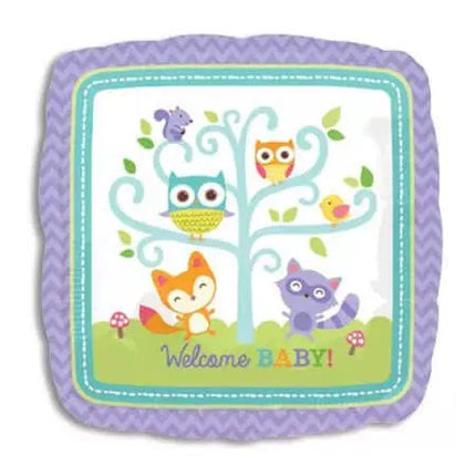 Welcome Baby - 18" Woodland Mylar Balloon #141 Party Expo