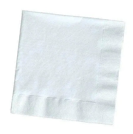 White Beverage Napkins (16ct) - Party Expo