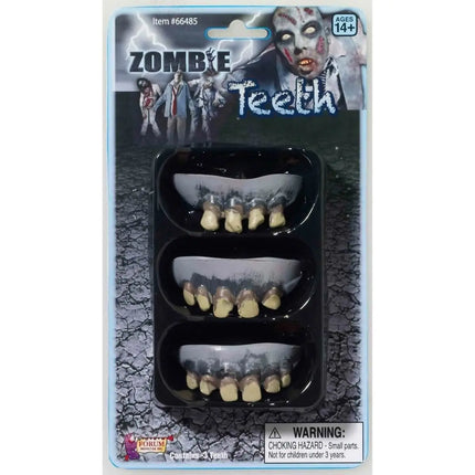 Zombie Rotted Teeth (3pcs) - Party Expo