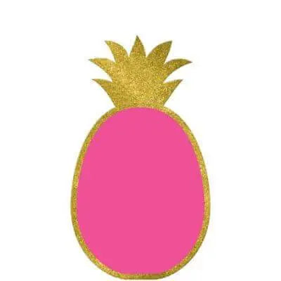 Aloha Easel Sign Chalk Pineapple - Party Expo