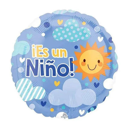 Anagram - 18" Es Un Nino Cloudy Sky Mylar Balloon #138 Party Expo
