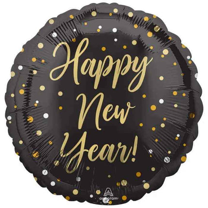 Anagram - 18" Gold New Year Mylar Balloon