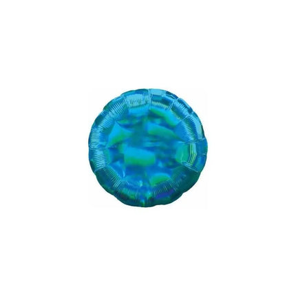 Anagram - 18" Iridescent Cyan Round Mylar Balloon #300 Party Expo