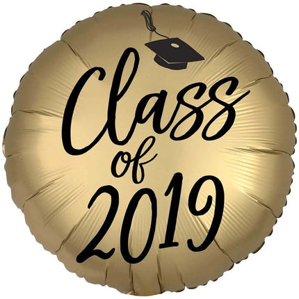 Anagram - 18" Satin Class of 2019 Mylar Balloon (1ct) Party Expo