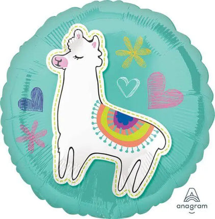 Anagram - 18" Selfie Celebration Llama Mylar Balloon #52 Party Expo