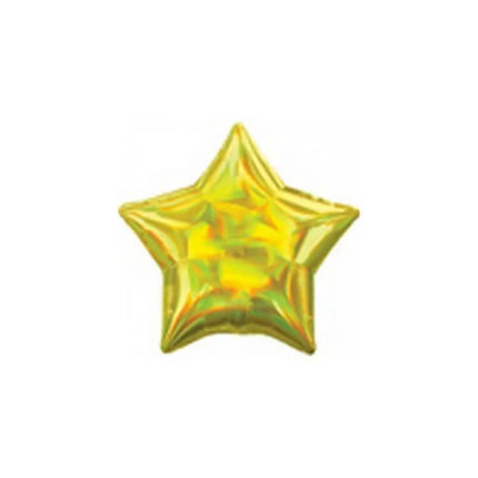 Anagram - 19" Iridescent Yellow Star Mylar Balloon #264 Party Expo