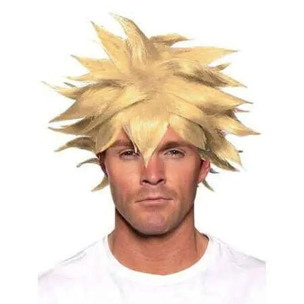 Anime Blonde Spiky Wig - Party Expo