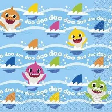 Baby Shark - Lunch Napkins (16ct) - Party Expo