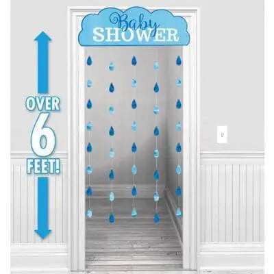 Baby Shower - Blue Door Curtain - Party Expo