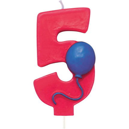 Balloon Birthday Candle - #5 - Party Expo