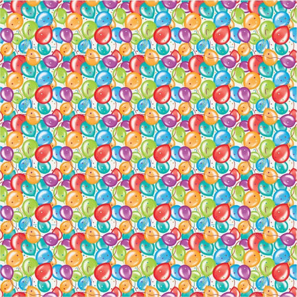 Balloon Birthday Wrapping Paper Roll - Party Expo