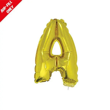 Balloon on Stick - 16" Gold Letter A Party Expo
