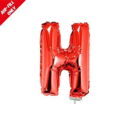Balloon on Stick - 16" Red Letter H Party Expo