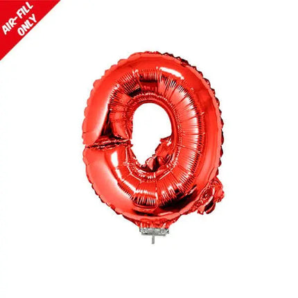 Balloon on Stick - 16" Red Letter Q Party Expo
