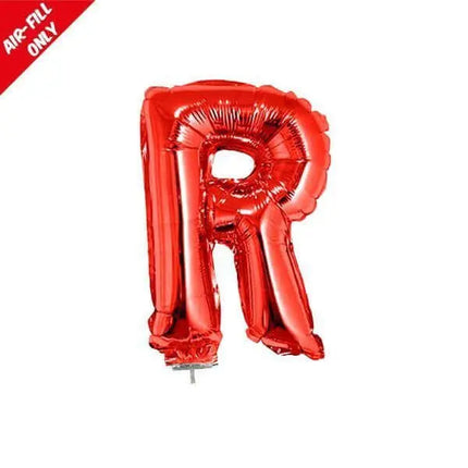 Balloon on Stick - 16" Red Letter R Party Expo