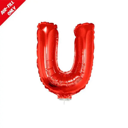 Balloon on Stick - 16" Red Letter U Party Expo