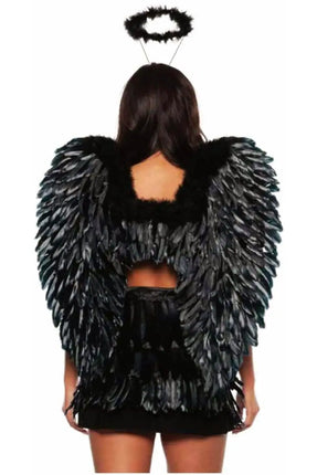 Black Feather Wings - Adults - Party Expo