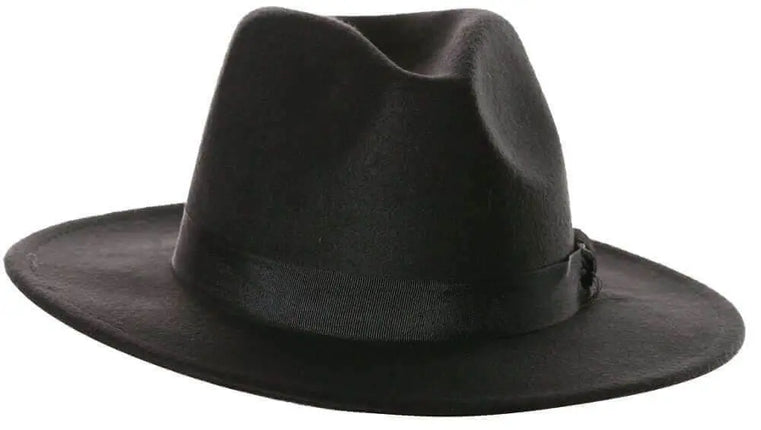 Black Fedora Hat - Party Expo