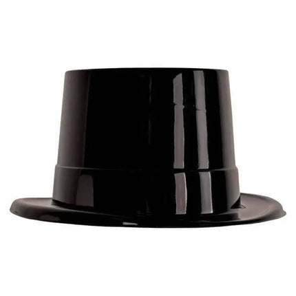 Black Plastic Topper Hat - Party Expo
