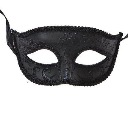 Black Venetian Mask - Party Expo