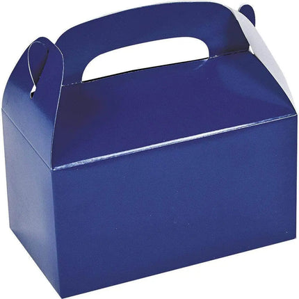Blue Treat Boxes (6ct) - Party Expo