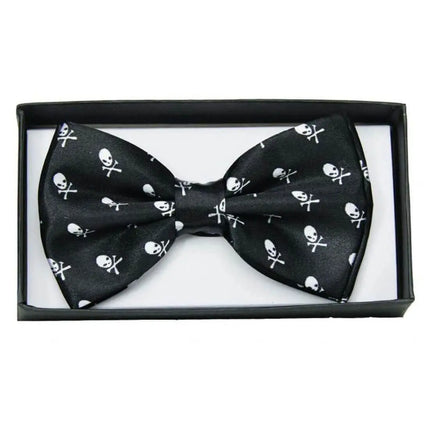 Bowtie with Printed Skulls - Party Expo