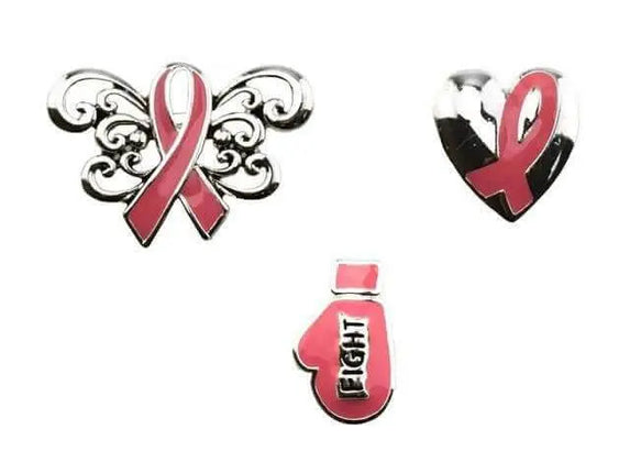 Breast Cancer Awareness 3 piece Tac Pin - Party Expo