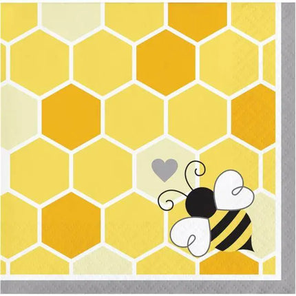 Bumblebee Baby - Beverage Napkins - Party Expo