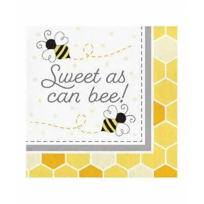 Bumblebee Baby - Sweet Luncheon Napkins - Party Expo
