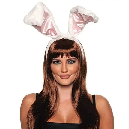 Bunny Ears & Tail Set (White & Pink) - Party Expo