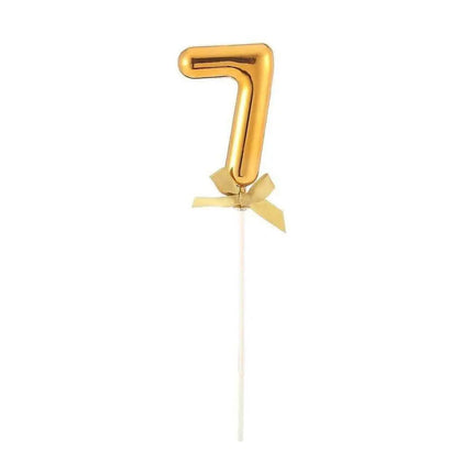 Cake Topper Number '7' - Gold - Party Expo