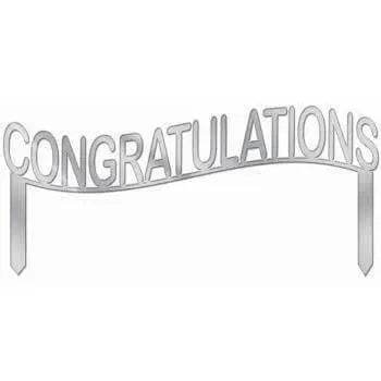 'Congratulations' Cake Topper - Party Expo
