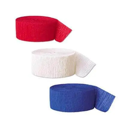 Crepe Streamer Red 81ft. - Party Expo