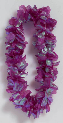 Luau - Deluxe Pearlized Purple Lei - Party Expo