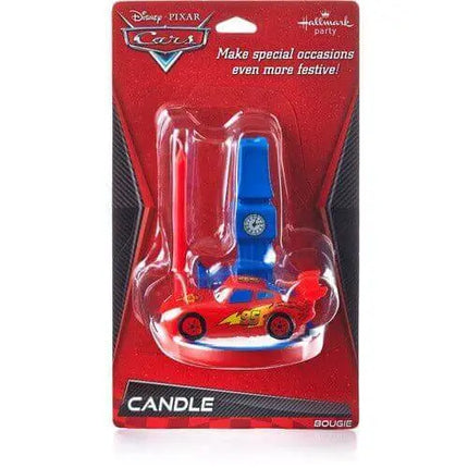 Cars 3 - Lightning McQueen Shaped Birthday Candle - Party Expo