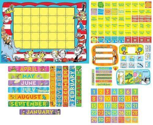 Dr. Seuss - Calendar Bulletin Board Set - Party Expo