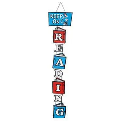 Dr. Seuss - Reading Door Signs - Party Expo