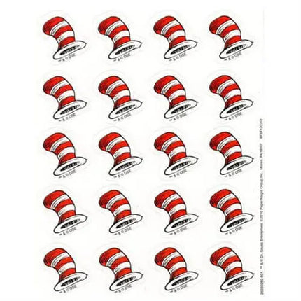 Dr. Seuss - "The Cat In The Hat" Hat Stickers Party Expo