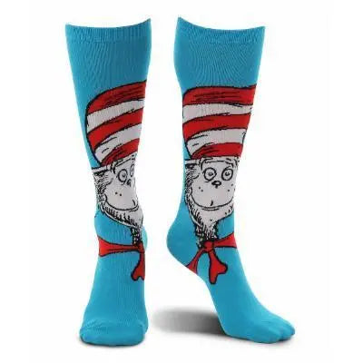 Dr. Seuss - "The Cat In The Hat" Knee High Costume Socks Party Expo