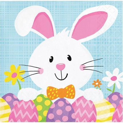 Easter Bunny Business Beverage Napkins (16ct) - Party Expo