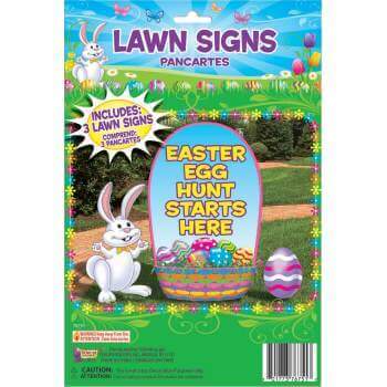 Easter Egg Hunt Lawn Sign - SKU: - UPC:721773767517 - Party Expo