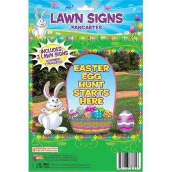 Easter Egg Hunt Lawn Sign - Party Expo