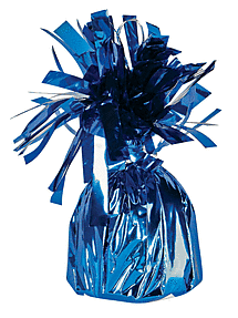 Foil Balloon Weight - Royal Blue - SKU:84390 - UPC:708450603764 - Party Expo